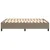 Produktbild 6 för Ramsäng taupe 140x200 cm tyg
