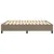 Produktbild 6 för Ramsäng taupe 180x200 cm tyg