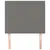 Produktbild 3 för Sänggavel 2 st mörkgrå 80x5x78/88 cm tyg