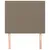 Produktbild 3 för Huvudgavlar 2 st taupe 80x5x78/88 cm tyg