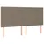 Produktbild 2 för Huvudgavlar 4 st taupe 80x5x78/88 cm tyg