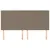 Produktbild 3 för Huvudgavlar 4 st taupe 90x5x78/88 cm tyg