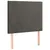 Produktbild 2 för Huvudgavlar 2 st mörkgrå 90x5x78/88 cm sammet