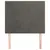 Produktbild 3 för Huvudgavlar 2 st mörkgrå 90x5x78/88 cm sammet