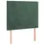 Produktbild 2 för Huvudgavlar 2 st mörkgrön 90x5x78/88 cm sammet