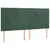 Produktbild 2 för Huvudgavlar 4 st mörkgrön 90x5x78/88 cm sammet