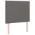 Produktbild 2 för Huvudgavlar 2 st grå 80x5x78/88 cm konstläder