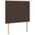 Produktbild 2 för Huvudgavlar 2 st brun 100x5x78/88 cm konstläder