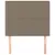 Produktbild 3 för Huvudgavlar 2 st taupe 80x5x78/88 cm tyg