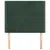 Produktbild 3 för Huvudgavlar 2 st mörkgrön 80x5x78/88 cm sammet