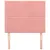 Produktbild 3 för Huvudgavlar 2 st rosa 100x5x78/88 cm sammet