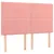 Produktbild 2 för Huvudgavlar 4 st rosa 72x5x78/88 cm sammet