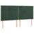 Produktbild 2 för Huvudgavlar 4 st mörkgrön 90x5x78/88 cm sammet