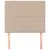 Produktbild 3 för Huvudgavlar 2 st cappuccino 90x5x78/88 cm konstläder