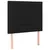 Produktbild 2 för Sänggavel 2 st svart 80x5x78/88 cm tyg