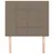 Produktbild 3 för Huvudgavlar 2 st taupe 90x5x78/88 cm tyg