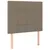 Produktbild 2 för Huvudgavlar 2 st taupe 100 x 5 x 78/88 cm tyg