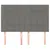 Produktbild 3 för Huvudgavlar 4 st mörkgrå 72x5x78/88 cm tyg