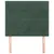 Produktbild 3 för Huvudgavlar 2 st mörkgrön 80x5x78/88 cm sammet