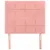 Produktbild 3 för Huvudgavlar 2 st rosa 80x5x78/88 cm sammet