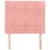Produktbild 3 för Huvudgavlar 2 st rosa 90x5x78/88 cm sammet