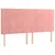Produktbild 2 för Huvudgavlar 4 st rosa 80x5x78/88 cm sammet