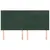 Produktbild 3 för Huvudgavlar 4 st mörkgrön 100x5x78/88 cm sammet