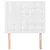 Produktbild 3 för Huvudgavlar 2 st vit 80x5x78/88 cm konstläder