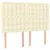 Produktbild 2 för Huvudgavlar 4 st gräddvit 72x5x78/88 cm konstläder