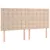 Produktbild 2 för Huvudgavlar 4 st cappuccino 80x5x78/88 cm konstläder