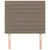Produktbild 3 för Huvudgavlar 2 st taupe 90x5x78/88 cm tyg
