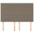 Produktbild 3 för Huvudgavlar 4 st taupe 72x5x78/88 cm tyg