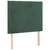 Produktbild 2 för Huvudgavlar 2 st mörkgrön 90x5x78/88 cm sammet