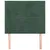 Produktbild 3 för Huvudgavlar 2 st mörkgrön 90x5x78/88 cm sammet