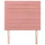 Produktbild 3 för Huvudgavlar 2 st rosa 90x5x78/88 cm sammet