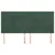 Produktbild 3 för Huvudgavlar 4 st mörkgrön 100x5x78/88 cm sammet
