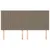 Produktbild 3 för Huvudgavlar 4 st taupe 100 x 5 x 78/88 cm tyg