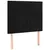 Produktbild 2 för Huvudgavlar 2 st svart 80x5x78/88 cm sammet