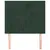 Produktbild 3 för Huvudgavlar 2 st mörkgrön 80x5x78/88 cm sammet