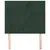Produktbild 3 för Huvudgavlar 2 st mörkgrön 90x5x78/88 cm sammet