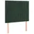 Produktbild 2 för Huvudgavlar 2 st mörkgrön 100x5x78/88 cm sammet