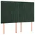 Produktbild 2 för Huvudgavlar 4 st mörkgrön 72x5x78/88 cm sammet