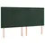 Produktbild 2 för Huvudgavlar 4 st mörkgrön 90x5x78/88 cm sammet