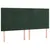 Produktbild 2 för Huvudgavlar 4 st mörkgrön 100x5x78/88 cm sammet
