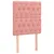 Produktbild 2 för Huvudgavlar 2 st rosa 80x7x78/88 cm sammet