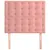 Produktbild 3 för Huvudgavlar 2 st rosa 80x5x78/88 cm sammet