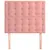 Produktbild 3 för Huvudgavlar 2 st rosa 90x5x78/88 cm sammet