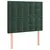 Produktbild 2 för Huvudgavlar 2 st mörkgrön 100x5x78/88 cm sammet