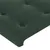 Produktbild 4 för Huvudgavlar 2 st mörkgrön 100x5x78/88 cm sammet