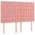 Produktbild 2 för Huvudgavlar 4 st rosa 72x5x78/88 cm sammet
